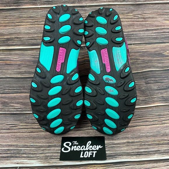 Merrell Moab Polar Mid Purple Waterproof Winter Boots Youth 7 - Picture 6 of 8